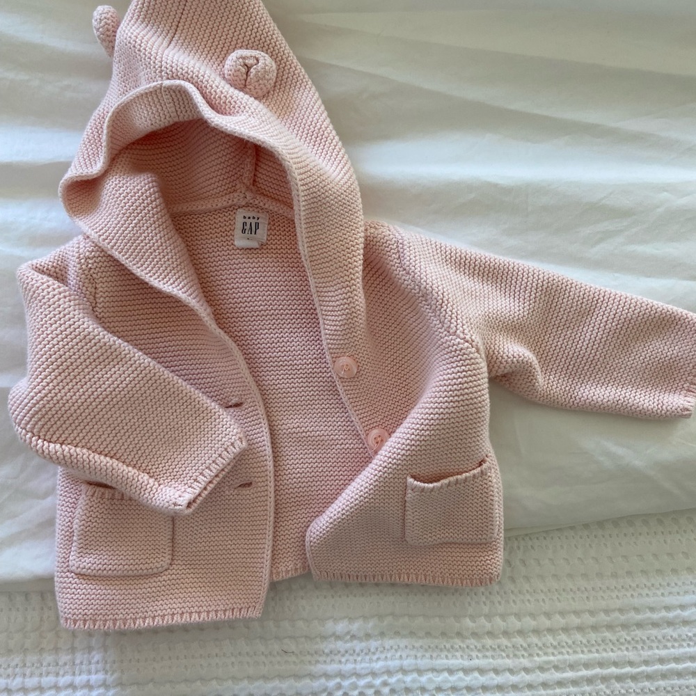 Gap pink “bear ears” jacket